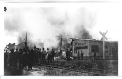 1948 apple dryer fire at the Oehlmann drier in Graton, California