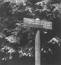 Trail signs, date unknown