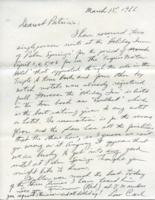 Letter from Carl D. Duncan to Patricia Whiting, March 15, 1966