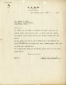 Letter from Roy N. Sato, Counsellor to Mr. George H. Hand, Chief Engineer, Rancho San Pedro, August 7, 1924