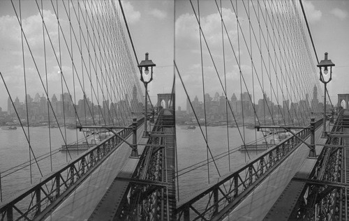 New York City from Brooklyn Bridge, N.Y