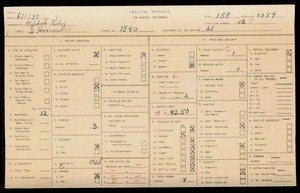 WPA household census for 1540 S HOOVER, Los Angeles