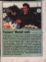 Farmers' Market ends