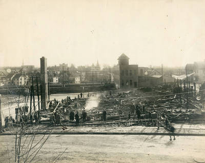 When the Studio Burned, 1913