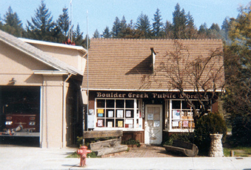 Exterior of the old Boulder Creek Library