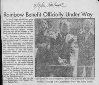 Rainbow benefit officially under way