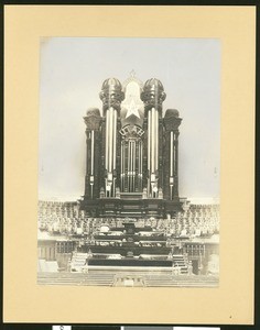 The Great Organ in a Mormon temple, Utah