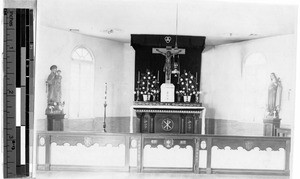 Chapel altar, Kokai, Korea, 1940
