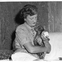 Mrs. Spencer and Leopard