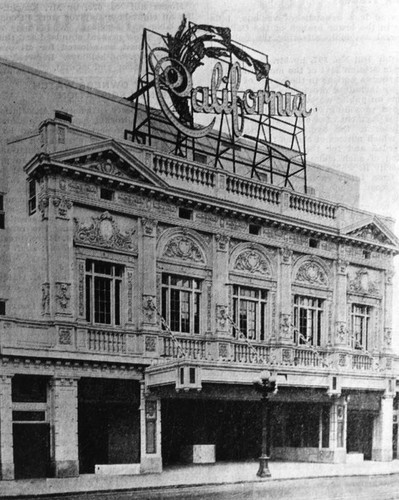 California Theatre, exterior