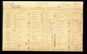 WPA household census for 1337 SHATTO ST, Los Angeles