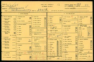 WPA household census for 3941 S BROADWAY, Los Angeles County