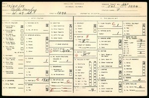 WPA household census for 1242 WEST 69TH STREET, Los Angeles County
