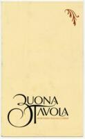 Buona Tavola [menu cover]