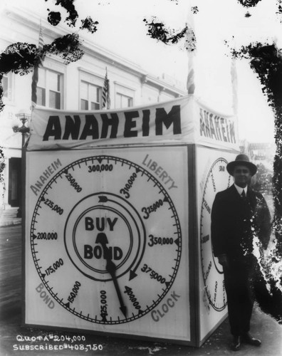 Anaheim Liberty Bond Clock. [graphic]