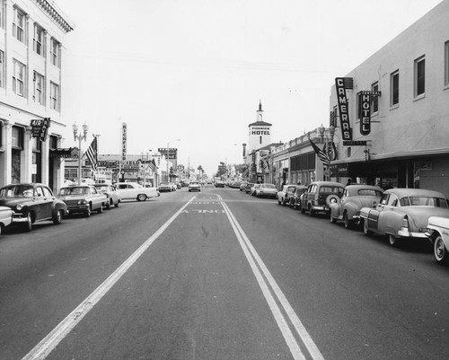 Los Angeles Street (now Anaheim Blvd.) from Lincoln Ave. [graphic]