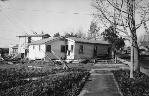 Fred Marsh House After the 1938 Flood. [graphic]