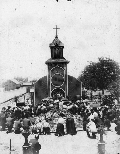 St. Catherine's Orphanage, Chapel in St. Dominic's Garden, Anaheim [graphic]