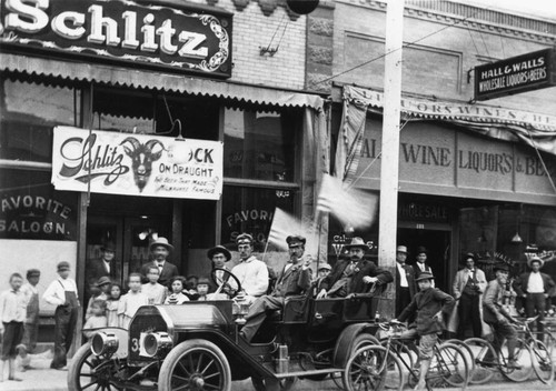 Automobile Race, Anaheim [graphic]