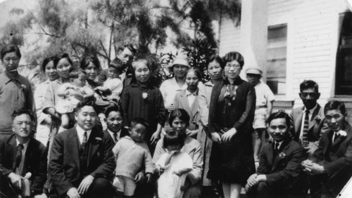 Japanese Free Methodist Church, Congregation in 1924, Anaheim [graphic]