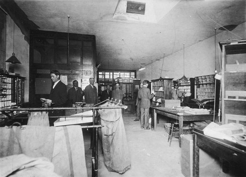 Anaheim Post Office, Interior View. [graphic]