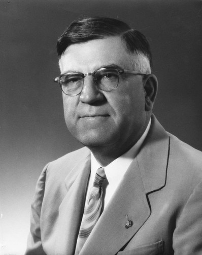 Louis H. Hoskins, Anaheim Postmaster, 1936-1956. [graphic]