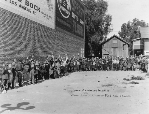 Gathering of Anaheim Children [graphic]