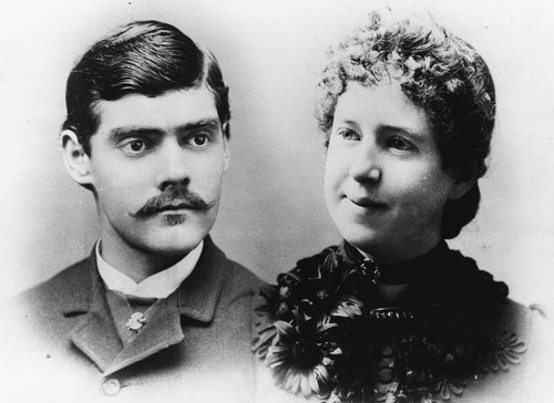 Alfred Pellegrin and his wife, Alma Eymann Pellegrin [graphic]