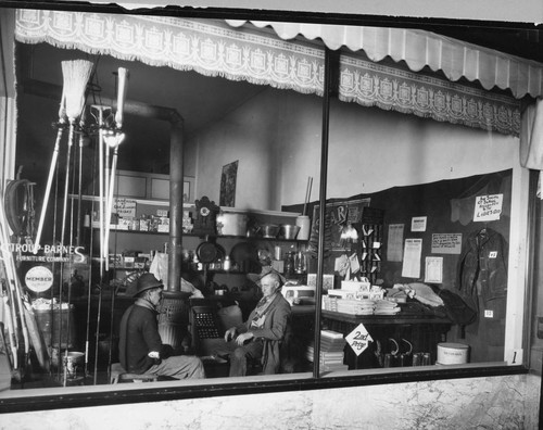 Stroup-Barnes Furniture Store, Interior View, Anaheim. [graphic]