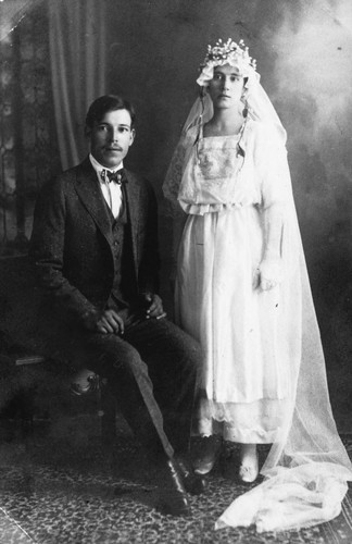 Marcos and Tomasa Poblano, Wedding Portrait [graphic]