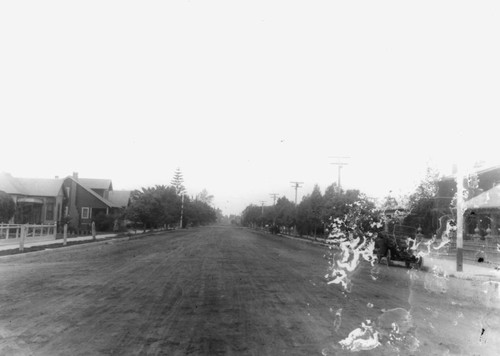 Broadway, Looking West, Anaheim. [graphic]