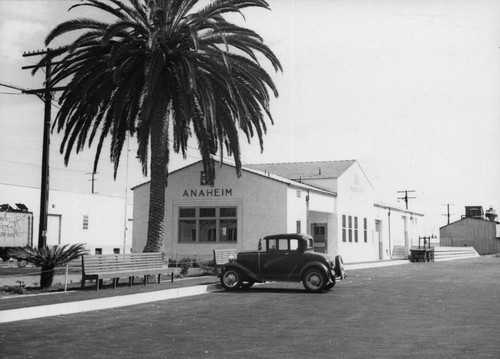 Santa Fe Railway Station, Anaheim [graphic]