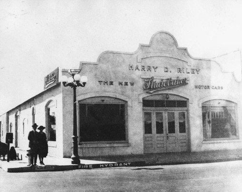 Harry D. Riley's Studebaker Dealership, Anaheim. [graphic]