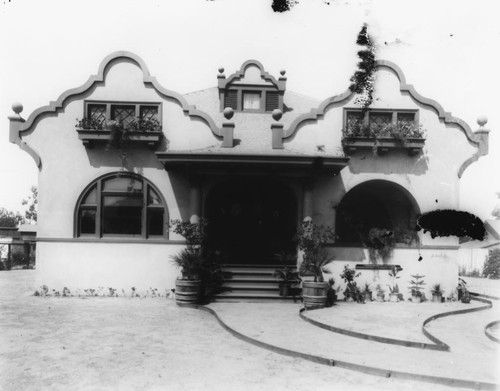 Fiscus House, From the Northeast, Anaheim [graphic]