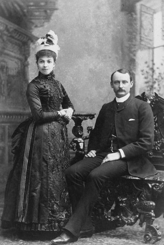 Samuel and Angelina Kraemer, Wedding Portrait. [graphic]