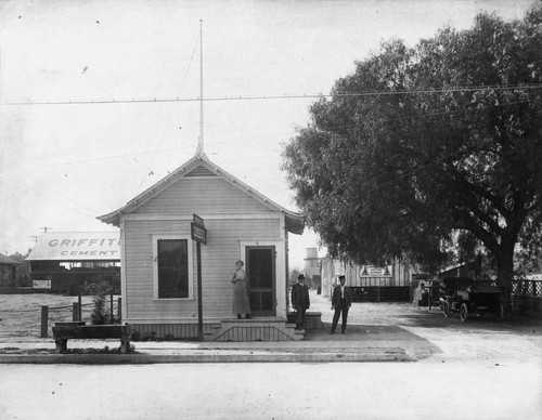 Griffith Lumber and Cement Office, Anaheim [graphic]