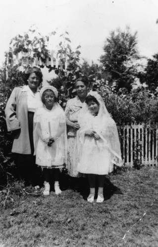 Rosie Gonzales' First Communion, Anaheim [graphic]