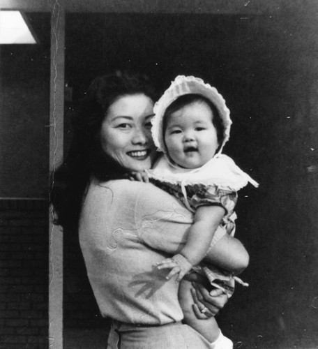 Patti Hirahara With Mother, Anaheim [graphic]