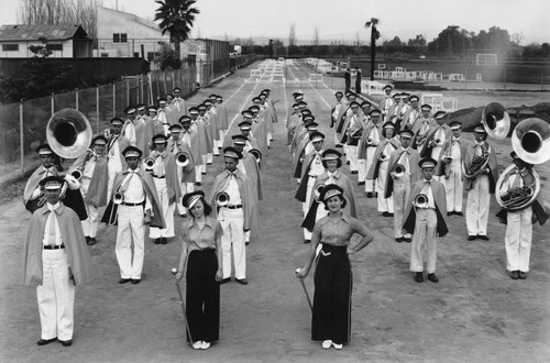 Anaheim Union High School, Marching Band. [graphic]