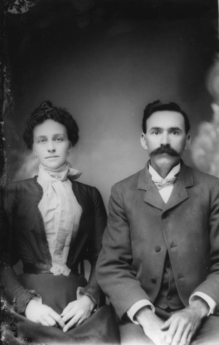A.T. Miller and Wife, Portrait. [graphic]