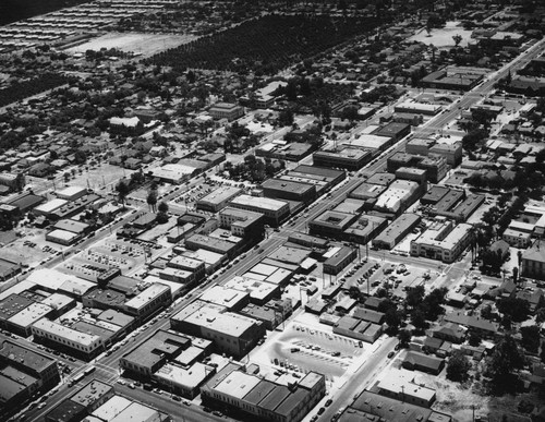 Aerial View of Downtown Anaheim [graphic]