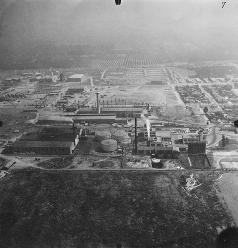 Aerial View of Anaheim, North Anaheim Industrial Area. [graphic]