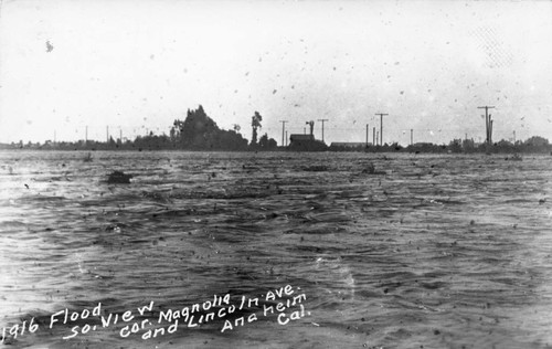 Flood of 1916, Anaheim [graphic]