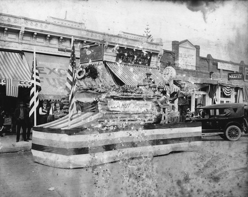 Salvation Army Float in Memorial Day Parade, Anaheim. [graphic]