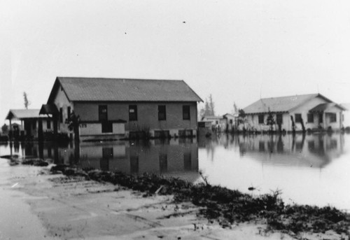 Japanese Free Methodist Church, 1938 Flood, Anaheim [graphic]