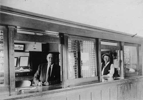 Anaheim Union Water Company Office, Interior View, Anaheim [graphic]