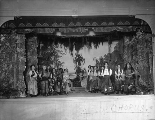 Reiser's Opera House, Interior Stage, Anaheim [graphic]