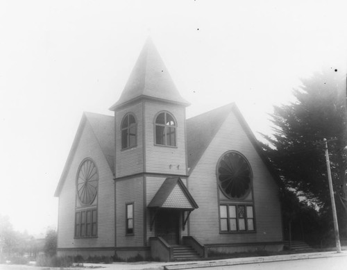 First Christian Church, First Building, Anaheim [graphic]