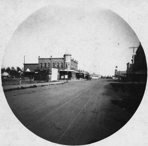 Center Street Looking East, Anaheim [graphic]