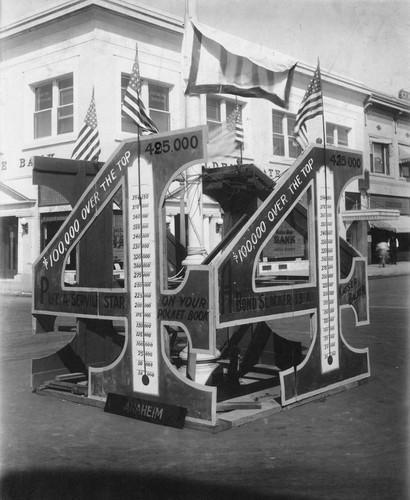 World War I, War Bond Drive, Anaheim. [graphic]